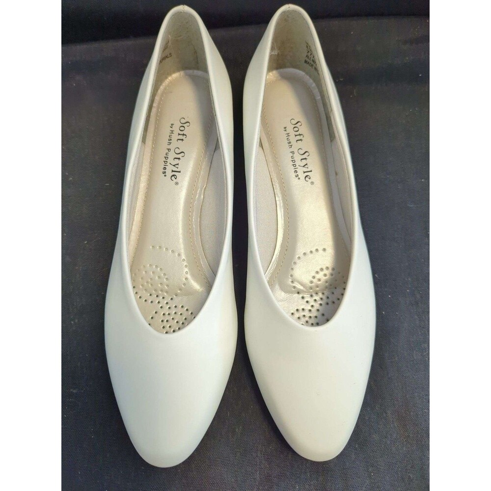 Soft Style By Hush Puppies Angel Lite White Sz 8.5 NIB